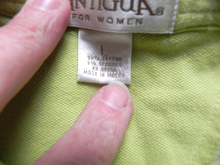 Load image into Gallery viewer, Antigua Shirt Womens Large Ladies Collared Buttons Spandex Casual Golf Polo Lady
