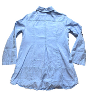 Load image into Gallery viewer, Soft Surroundings Shirt Womens Extra Small Blue Island Breeze Boho Tencel Lyocel
