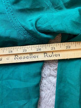 Load image into Gallery viewer, Max Studio Shirt Womens Medium Teal Green Lace Trim Embroidered Oversized Boho

