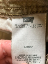 Load image into Gallery viewer, Levis Shorts Adult 38 Khaki Cargo Pockets Utility Workwear Outdoor Hiking Mens
