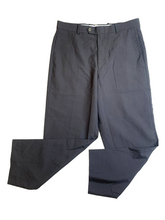 Load image into Gallery viewer, Tommy Hilfiger Pants Adult 33x26.9 Black Straight Leg Wool Blend Dress Mens
