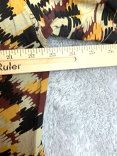 Load image into Gallery viewer, Sunrise Kingdom Shirt Adult Extra Large Yellow Maroon Patterned Button Up Mens
