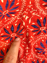 Load image into Gallery viewer, Lucky Brand Shirt Womens 3X Red Geometric Boxy Live In Love Blouse Plus Ladies
