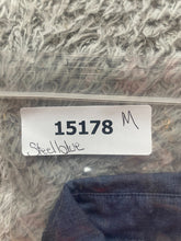 Load image into Gallery viewer, John Varvatos Shirt Adult Medium Steel Blue Button Up Chambray Casual USA Mens
