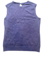 Load image into Gallery viewer, Pendleton Vest Womens Small Navy Blue Keyhole Sweater Silk Nylon Cashmere Ladies
