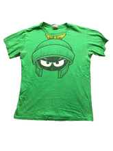 Load image into Gallery viewer, VTG Marvin the Martian Shirt Adult Small Kelly Green Villain Cartoons Y2K Mens

