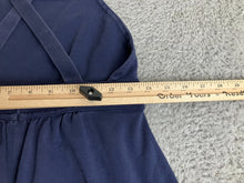 Load image into Gallery viewer, J Crew Dress Womens 10 Medium Navy Blue Cross Strap A Line Flowy Sundress Ladies
