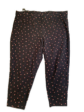 Load image into Gallery viewer, Torrid Pants Womens 4 (33x22.5) Black Strawberry AOP Cropped Legging Stretch

