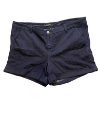 Load image into Gallery viewer, Liverpool Shorts Womens 24W (27x5.5) Midnight Blue Denim The Trouser Cuffed Plus
