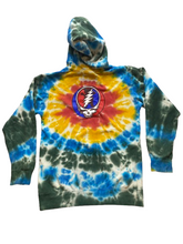 Load image into Gallery viewer, Grateful Dead x Grizzly Griptape Sweatshirt Adult Medium Tie Dye Hoodie Mens
