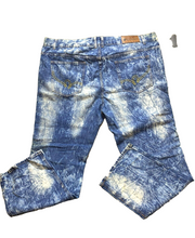 Load image into Gallery viewer, Rocawear Jeans Adult 48x34 Blue Denim Classic Fit Wide Leg Skater Whiskered Mens
