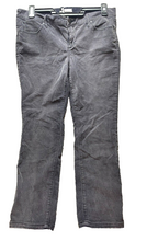 Load image into Gallery viewer, Free People Jeans Womens 31x27 Gray Straight Leg Spandex Stretch Corduroy Ladies
