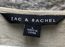 Load image into Gallery viewer, Zac &amp; Rachel Shirt Womens Large Flowy Rayon Boho Fairycore Ladies NWT
