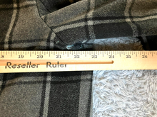 Load image into Gallery viewer, Old Navy Jacket Womens Extra Large Gray Black Double Breasted Oversized Pea Coat
