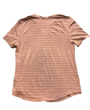 Load image into Gallery viewer, Lululemon Shirt Womens Small Mauve Striped Everyday Crewneck Activewear Ladies
