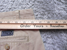 Load image into Gallery viewer, Nautica Shorts Adult 32W Pleated Outdoor Casual Golf Chino 8 Inseam Khaki Mens
