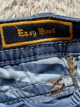 Load image into Gallery viewer, Rock Revival Jeans Womens 25x29 Blue Denim Meri Whiskered Boot Cut Studded
