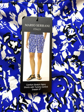 Load image into Gallery viewer, Mario Serrani Shorts Womens 10 Tummy Control Rayon Nylon 9" Inseam Italy NWT
