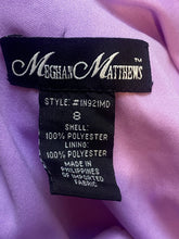 Load image into Gallery viewer, Meghan Matthews Dress Womens 8 Medium Purple Floral Boho Peasant Maxi Whimsical
