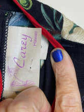 Load image into Gallery viewer, CAREY HAWAII Dress Womens Small Black Flower Traditional Cheongsam Chinese Lady
