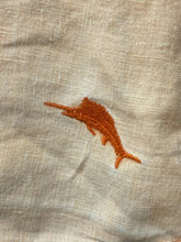 Load image into Gallery viewer, Tommy Bahama Shirt Adult 2XL Relaxed Linen Button Up Pocket Marlin Fish Mens
