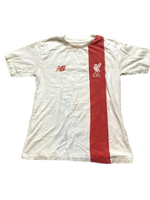 Load image into Gallery viewer, New Balance Liverpool FC Shirt Youth Extra Large White Red Official LFC Boys
