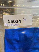 Load image into Gallery viewer, Lane Bryant Dress Womens 28 Blue White Colorblock with Belt Flared Hippie Ladies
