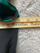 Load image into Gallery viewer, Diane von Furstenberg Shirt Womens Medium Black Green Silk Hi Low Blouse Flowy
