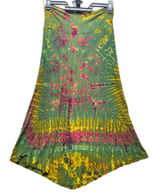 Load image into Gallery viewer, Kathmandu Imports Skirts Womens 30x37 AOP Maxi Viscose Tie Dye Boho Lagenlook
