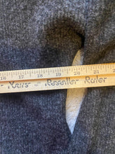 Load image into Gallery viewer, Vocal Sweater Womens Small Charcoal Gray Cropped Off-Shoulder Bling Top NWOT
