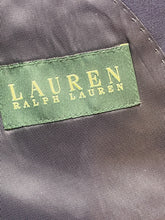 Load image into Gallery viewer, Lauren Ralph Lauren Suit Coat Mens 44R Navy Blue Slim 100% Wool Sport Blazer
