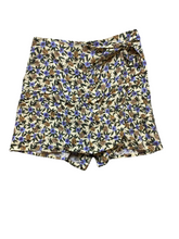 Load image into Gallery viewer, Hilo Hattie Skort Womens Small (28x3) AOP Flower Hawaiian Skirt Rayon Boho
