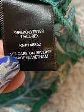 Load image into Gallery viewer, Torrid Shirt Womens 00 Green AOP Flower Hippie Peasant Boho Button Up Plus Lady
