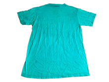 Load image into Gallery viewer, VTG Peanuts Shirt Womens Large Teal Green Lucy Charlie Brown Burned Calories 80s
