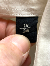 Load image into Gallery viewer, Gitman Bros Shirt Adult 18/36 White Master 80s 2Ply Pinpoint Casual Dress Mens
