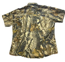 Load image into Gallery viewer, VTG Woolrich Shirt Adult Extra Large Wooden Camo Button Up Outdoor Hunting Mens
