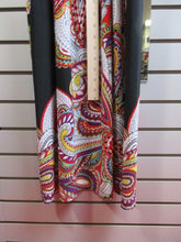 Load image into Gallery viewer, Snap Dress Womens Medium Spaghetti Strap Smocked Maxi Spandex Paisley Black Lady
