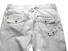 Load image into Gallery viewer, Metro 7 Seven Jeans Womens 16 (37x27.5) Studded Rhinestone Pockets Spandex Lady
