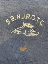 Load image into Gallery viewer, San Benito ROTC Shirt Adult Small Navy Blue NJROTC Mad Boar Streetwear Mens
