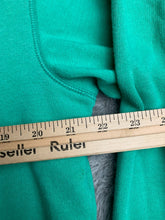 Load image into Gallery viewer, PINK Victoria's Secret Sweatshirt Womens Medium Green Oversized 1/4 Zip Fleece
