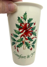 Load image into Gallery viewer, Lenox Holiday Vase Holly Berries Christmas
