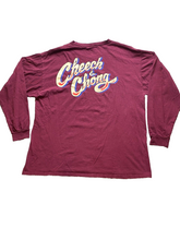 Load image into Gallery viewer, Cheech And Chong Shirt Adult Large Maroon Best Buds in Weed Smoke Funny Mens
