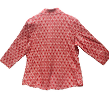 Load image into Gallery viewer, Weekends by Chicos Sweater Womens 1 Medium Zip Up Oversized Mock Neck Spandex
