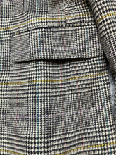 Load image into Gallery viewer, Vintage Garrison Park Sport Coat Mens 48 Houndstooth Camel Hair USA Suit Blazer
