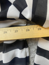 Load image into Gallery viewer, Torrid Shirt Womens 4 4X Black White Chiffon Striped Wrap Boho Tunic Blouse Plus
