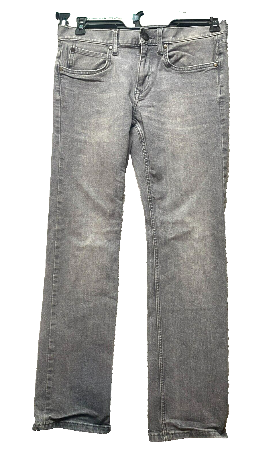 Marc Anthony Jeans Adult 30x30 Charcoal Slim Fit Straight Leg Spandex Denim Mens