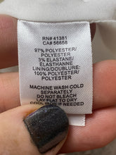 Load image into Gallery viewer, Lauren Ralph Lauren Dress 12 Extra Large White AOP Crepe Sheath Peasant Stretch
