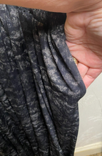 Load image into Gallery viewer, LuLaRoe Dress Womens 3XL XXXL Black Gray Maxi Long Tiered Lagenlook Spandex Lady
