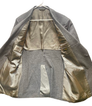 Load image into Gallery viewer, Shefford Sport Coat Mens Large Gray Single Breasted 100% Wool USA Suit Blazer
