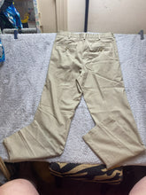 Load image into Gallery viewer, IZOD Pants Adult 34x34 Tan Straight Leg Flat Front American Chino Casual Mens
